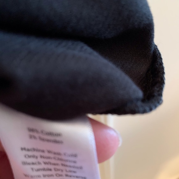 Talbots navy blue corduroy skirt with side poc… - Picture 3 of 6